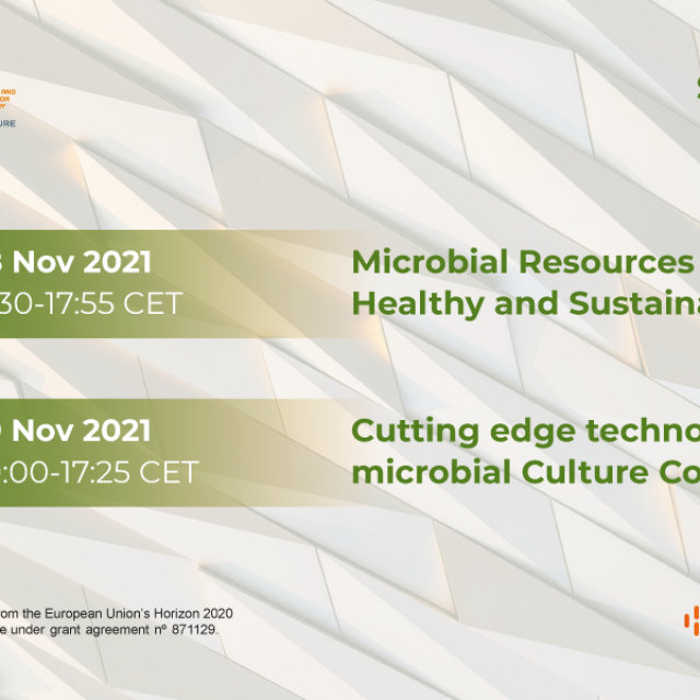 MIRRI WEBINARS: Microbial resources for a Green, Healthy and Sustainable future &#038; Cutting-edge technologies for 2030 microbial Culture Collections